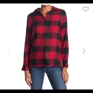 C&C California Kendall Cozy Tunic Buffalo Plaid